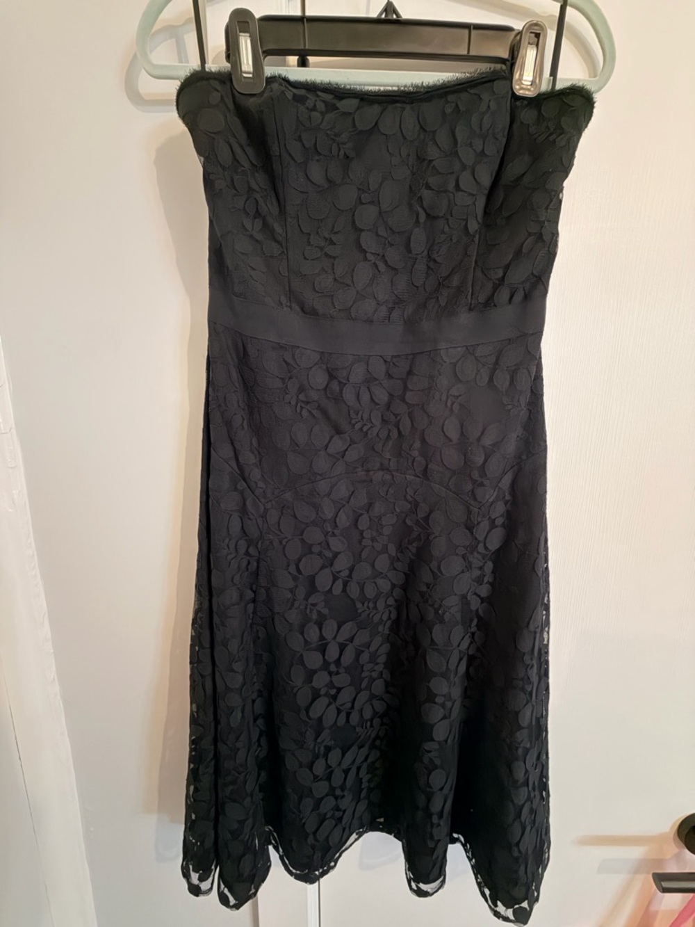 Rachel Roy Strapless Black A-Line Dress
